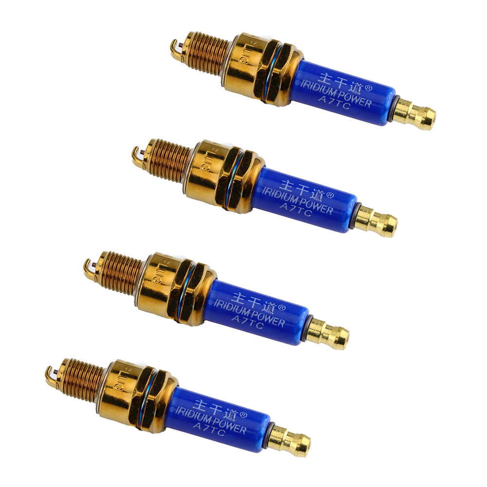 Motorcycle Spark Plug - Bougie d'allumage Iridium A7TC haute performance,