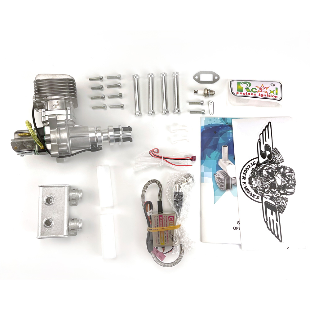 Motorcycle Cylinder - Moteur à essence RCGF Stinger 35CC